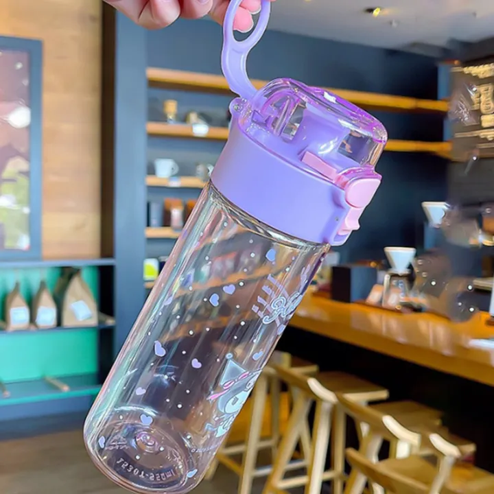 550ml/18.6oz%20Cute%20Sanrio%20Water%20Cup%20Cartoon%20Flip%20Top%20Transparent%20Water%20Bottle%20Suitable%20For%20Outdoor%20Sports%20Fitness%20Travel%20-%20Image%206