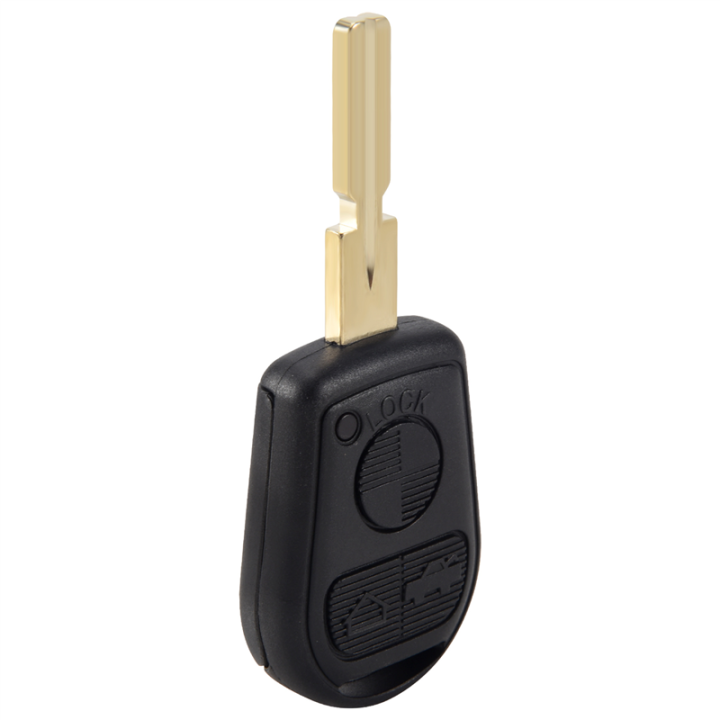 Uncut Replacement 3 Button Car Remote Key Keyless Shell Case for E31 E32 E34 E36 E38 E39 E46 Z3