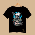 Half Sleeve Naruto Printed jersey T-shirt For Women.