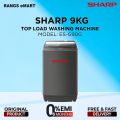SHARP 9KG Top Load Washing Machine | ES-G90G | Official Product with Free Delivery & Installation. 