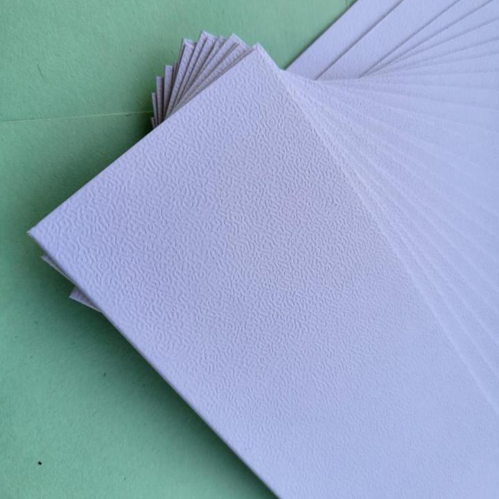 Blank textured Paper, Bookmarks, Bookmarker, Message Card, Diy Gift Card (5.5 x 2 inch) - 40 pcs