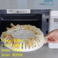 Microwave Chips Holder Maker Fruit Potato Crisp Snack Food-grade Plastic DIY Tray Home Kitchen Tool-. 
