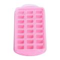 ECO Friendly 100% Platinum Silicone Food Grade Safety Ice Box For Freezing - Filled With Water - 24 Ice Cube Tray Ice Maker. 