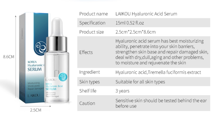 LAIKOU%20Hyaluronic%20Acid%20Serum%20for%20Face%2017%20Ml%20Moisturizing%20And%20Skin%20Rejuvenating%20Beauty%20Product%20-%20Image%203