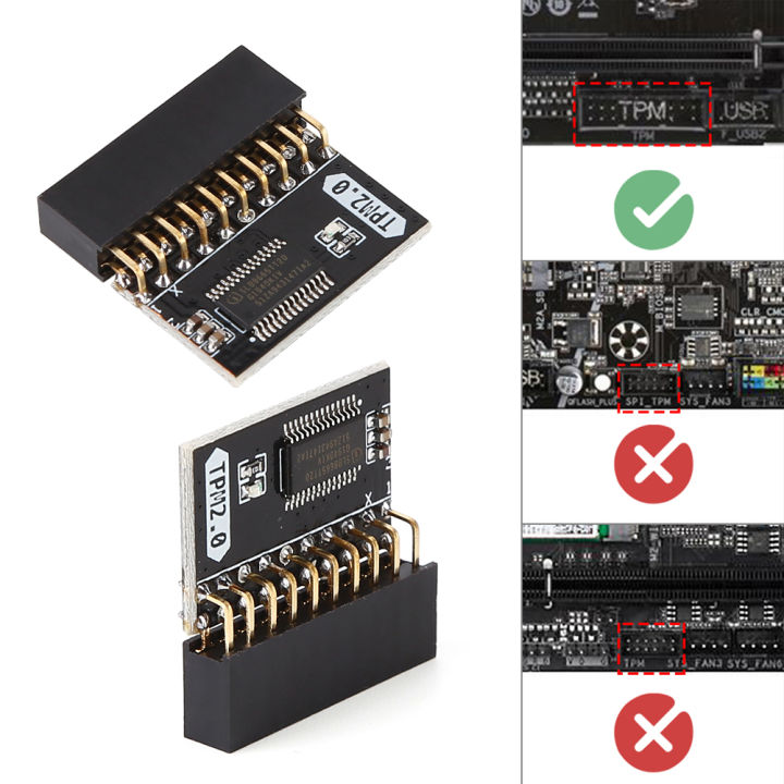 Tpm%202.0%20Encryption%20Security%20Module%20Support%20Version%202.0%20Lpc%2020%20Pin%20Remote%20For%20Motherboard%20For%2011%20-%20Image%203