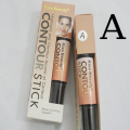 Professional 2 in 1 Highlighter Contour Stick Concealer Contouring Shade and Highlighter, Easy-to-Blend Formula, for a Defined and Chiseled Look, Light/Medium (Countour Stick)_Kiss Beauty Contour Stick.