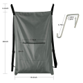 Large Laundry Hanging Bag Backpack with Shoulder Strap, Big Heavy Duty Laundry Bag Door with Hooks,2 Laundry Bag. 