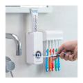 Automatic Toothpaste Dispenser With Toothbrush Holder. 