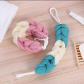 New Back Scrubber Bath Sponge Body Shower Strap with Handles-CN/1Pc.