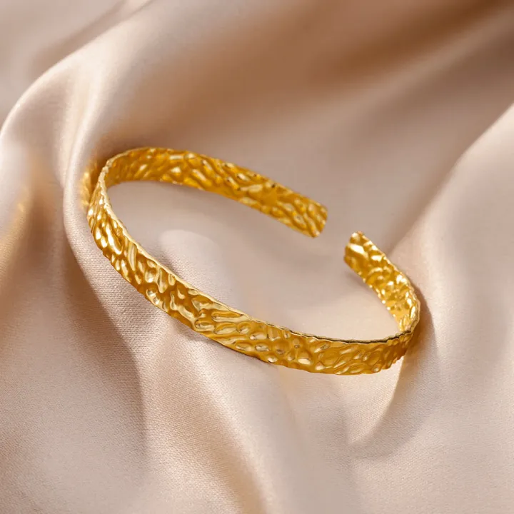 Gold%20Color%20Bangle%20Bracelet%20for%20Women%20Open%20Adjustable%20Stainless%20Steel%20Cuff%20Bracelets%202024%20Trend%20Couple%20Jewelry%20pulseras%20mujer%20-%20Image%204