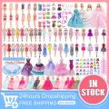 Doll Accessories for Barbie Doll Clothes Mixed Mini Dress Up Set Fashion Clothes High Heels Shoes Doll Part Kids Toy Party Gifts Superman. 
