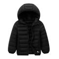 Kids Boy Light Down Jacket Autumn Coats Children Girl Cotton Warm Hooded Outerwear Teenagers Students Clothes 3-14 Years Old New. 