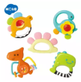 Hola Baby Rattles Set Baby Teethers Set for Newborn Baby Toddler Toy Gift Set. 