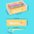 30PCS Individual Package Floss Colorful Fruit Flavor Dental Floss Set Pick Toothpick Portable Floss Teeth Cleaner With Box. 