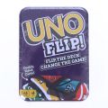 【High Cost-Performance】 UNO Wild / UNO Flip / DOS Iron Box Game Classic. 