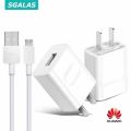Huawei 18W Fast Charger Adapter for Huawei P6 P7 P8 Y6 Y7 Y9 Nova3i 2i Y9 Y7 Y6 Y5 Pro 2019 2018 Type C With Micro USB Charging Cable. 
