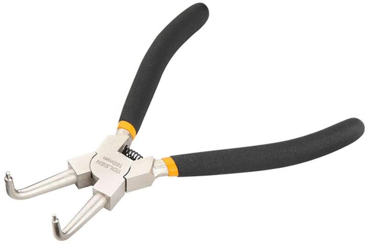 TOLSEN%207"%20Internal%20Circlip%20Pliers,%20Bent%20(180mm,%207%20inch)%20Dipped%20Handle%20Model:%2010082%20-%20Image%2010
