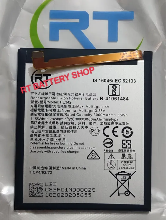 RT%20-%20Nokia%20HE342%20BATTERY%20For%20Walton%20RX7%20Mini%20and%20Nokia%206.1%20Plus%20And%20Nokia%205.1%20Plus%20%203060mAh%20-%20Image%202