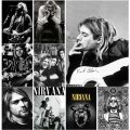 American Rock Band N-NirvanA Poster Canvas Printing Wall Art Decoration Hanging Picture for Home Room Decoration.