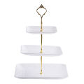 3 layer fruit plate wedding cake stand afternoon tea dessert table decoration plastic dry fruit plate Phnom Penh cake plate. 