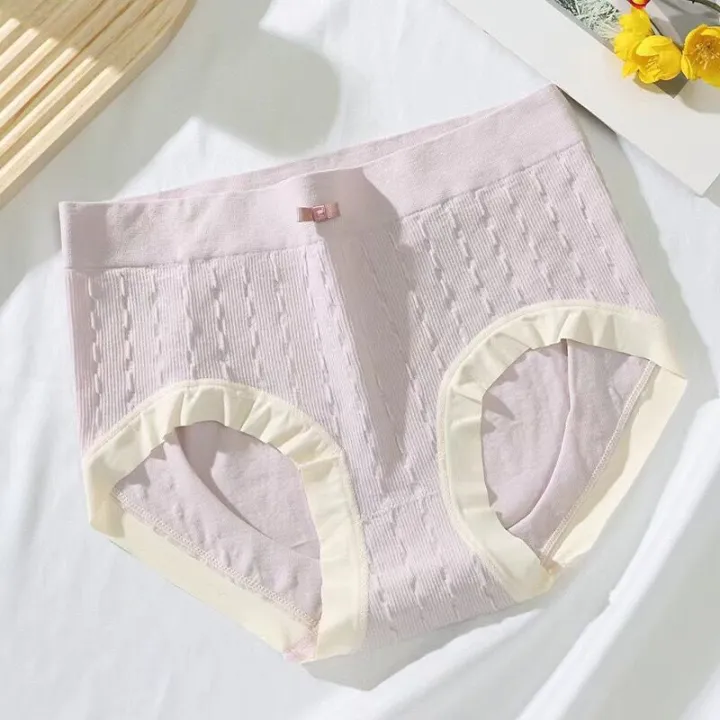 Women's%20Mid-waist%20Underwear%20Panty%20No%20Trace%20Antibacterial%20-%20Image%203
