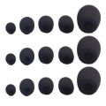 10Pcs Mini Microphone Cover Headset Replacement Foam Mic Cover Windshield Demoo. 