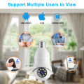 5G WiFi 1080P Color Home Safety Light Bulb Camera. 