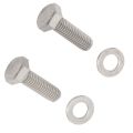 Outboard Water Pump Impeller Screws Water Pump Impeller Repair Kit Hexagonal Head 2PCS Perfect Fit for Replacement. 