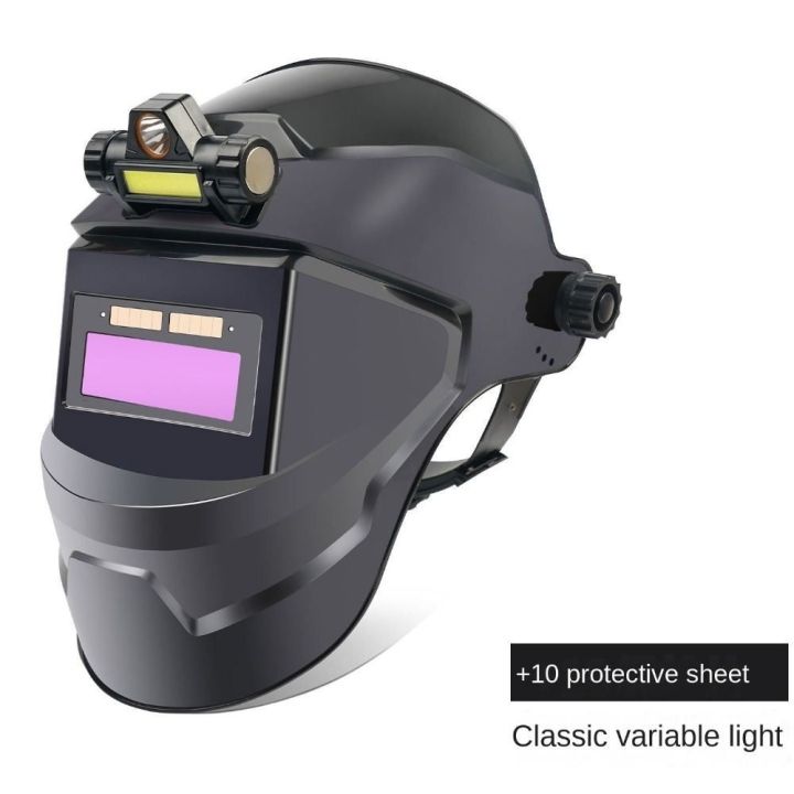 Portable PC Welding Helmet Auto Darkening Welder Mask Filter Lens Mask Grind Supplies