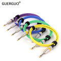 Guitar Patch Cable 6.5mm/6.35mm Mono Jack 1/4 Inch to 1/4 Inch TS Instrument Audio Cable for Guitar Mixer Amplifier 0.3M-15M.