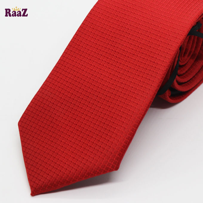 Full%20Red%20Embroidery%20Men's%20Necktie%20-%20Image%203