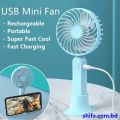 Mini USB Rechargeable Hand Cooling Fan with USB Charging High Speed Capability and Fast Charging Lithium Battery Fan. 
