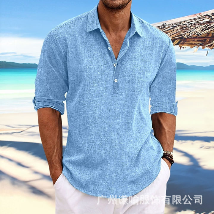 Men%20Long%20Sleeve%20Social%20Shirts%20Blouses%20Cotton%20Linen%20Shirt%20Man%20Turn-Down%20Collar%20Formal%20Shirts%20Casual%20Beach%20Shirt%20Man%20Clothing%203XL%20-%20Image%202