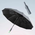 72 Bone Super Strong Folding Sunproo Windproof Sunshade Anti-Storm Large Size Uv Protection Reverse Rain Gear Automatic Umbrella. 