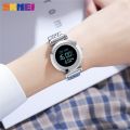 SKMEI Muslim Qibla Watch Men Adhan Alarm Clock Calendar Islamic Al Harameen Fajr Time Wristwatch For Mens.