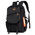 Men's Waterproof Backpack Simple Solid Urban Man USB Backpacks for Men Lightweight Commuter Laptop Backpack Trend School Bag.