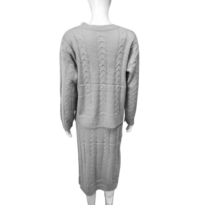 Skirt%20Suit%20Long%20Sleeve%20Anti-pilling%20Skirt%20Suit%20-%20Image%203