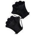Ladies Mittens Mens Gym Accessories Swimming Gloves Hand Flippers Webbed Finger Water Paddling Training Proof Sports Man Miss Fitness. 
