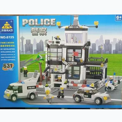 city Police lego set Model-6725 Toy Set for kids