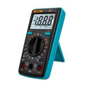 M1 Digital Multimeter tester Auto AC/DC Ammeter Voltmeter Ohm Blue. 