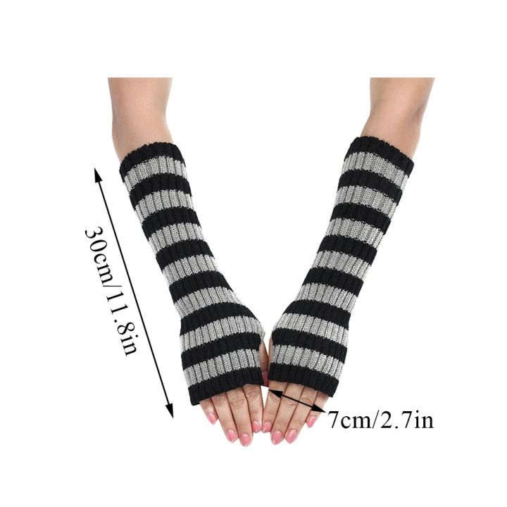 Warm%20Arm%20Warmers%20Women%20Wrist%20Elbow%20Thermal%20Glove%20Hand%20Arm%20Warmers%20Striped%20Knitted%20Woolen%20Elbow%20Mittens%20Cosplay%20Arm%20Sleeves%20-%20Image%203