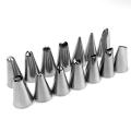 Kitchen DIY Icing Piping Reusable Pastry Bags +14 Nozzle Set Cake Decorating Tools 20 PCS/Set Silicone Pastry Bag Tips.