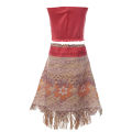 Disney Halloween Dress Up Party Moana Costume Little Girl Princess Fancy Clothes Children Vaiana Outfit for 2 3 5 6 8 10Y. 