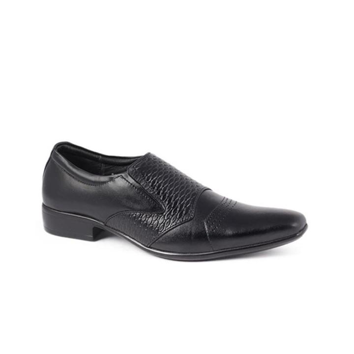 PU Casual Slip-ons Shoes For Men - Black