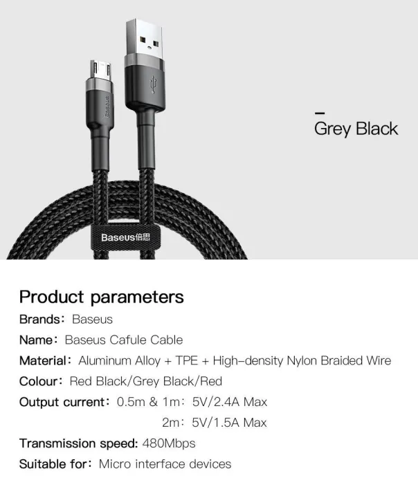 Baseus%20Cafule%20Series%201.5A%20Fast%20Charge%20Micro%20USB%20Cable%202%20Meters%20Double%20Sided%20Insertion%20Model%20CAMKLF-CG1%20-%20Gray%20&%20Black%20-%20Image%206