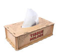 Wooden Tissue Box.
