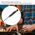 Mechanical Carpenter Pencil, Non Loose Extended Tip Incisive Solid Refill Portable Long Nose Deep Hole Carpenter Pencil with Sharpener for Drawing Work. 