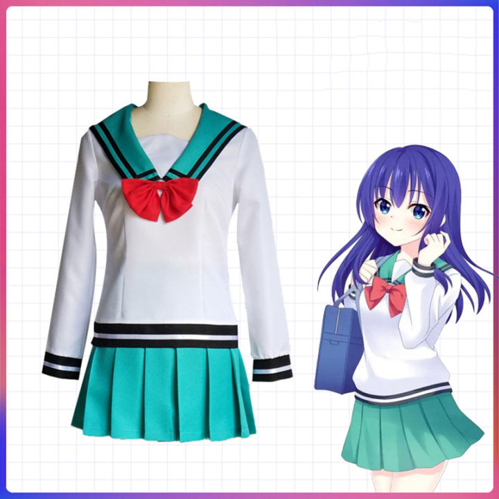 The Disastrous Life of Saiki K. Girl School Uniform Teruhashi Kokomi Saiki Kusuo no sai-nan Yumehara Chiyo Cosplay Costume Dress