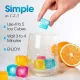 10 Pcs PE Reu Cubes Colorful Chilling Squares Stones Filled With Pure Water Non Diluting Ice Cubes Easy To Chill Beverage. 