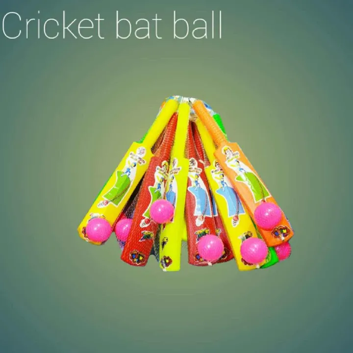 Kids Plastic Cricket Bat Ball Set-new inclusion